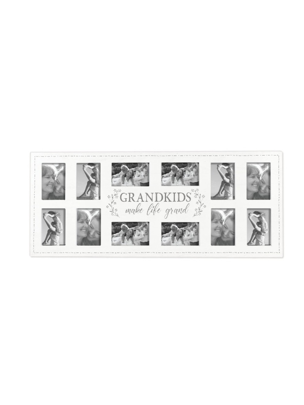 “ Grandkids Make Life Grand” 12 Picture Frame Collage Display Wall Art
